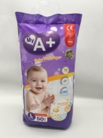Europäische Qualitäts-Einwegwindeln mit CE-Zertifikat, USA-Zellstoff, Auslaufsicher, T-Form Höschenwindeln für Babys