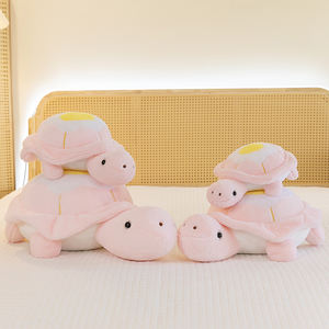 Un peluche A forma di tartaruga, un simpatico giocattolo di peluche di tartaruga, adatto come regalo per la casa per ragazzi e ragazze - Product Image 6