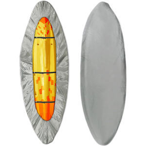 Heavy Duty ICOVER 12.3-13.5ft Armazenamento ao ar livre Caiaque Canoa SUP Paddle Board Tampa do Barco de Pesca Waterproof & UV resistente - Product Image 1