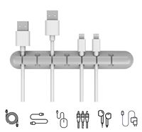 Prix usine Silicone câble Clip multifonctionnel gestion des câbles fort adhésif fil cordon organisateur câble Clips gestion