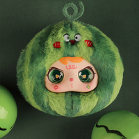 Porte-clés pendentif en peluche Yubi Bear Tuantuanzai, boîte mystère, jouet bébé fruit mignon, en stock, personnalisable, vente en gros usine OEM