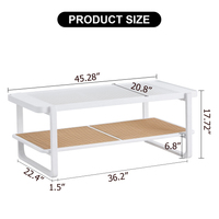 Quantité minimale de commande Nouveau matériel table basse infinity avec vente en gros d'usine