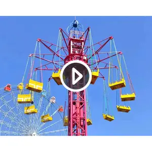 Amusement Top Fun Mechanical Game Theme Park Thrilling Flying Mini Drop Tower Rides