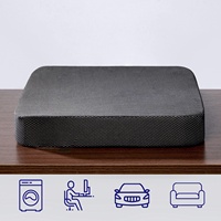 Coussin de siège de fauteuil roulant en mousse à mémoire infusée de gel haute densité pour bureau-cuisine-chaise de voiture douleur à la pression et soulagement de la douleur au coccyx