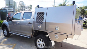 Ute, UTV, kamyon, römork için köpek kutusu kafesi ile alüminyum tepsi ve kanopi/araç kutusu - Product Image 6