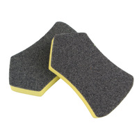 Outil de polissage pour siège en cuir de voiture Nano Brosse de nettoyage intérieur Eponge de nettoyage en feutre Outil de lavage