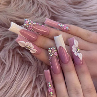 Presse acrylique sur les ongles lot de gros presse de luxe sur les ongles vendeurs presse sur les ongles pas cher