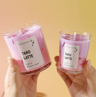 Kreative Weihnachts-Dessertbecher Duftkerze Handgemachte Aromatherapie Transparentes Glasgefäß Heimdekoration Ornament Party-Geschenk