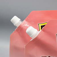 Poche de bec de gel désinfectant étanche personnalisée directe d'usine pour l'emballage de savon liquide détergent à lessive