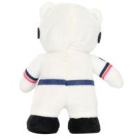 OEM ODM Personnalisé Mascotte en peluche ours astronaute, Animal en peluche sur le thème spatial avec logo OEM ODM, Ours polaire en peluche en combinaison spatiale, Direct usine