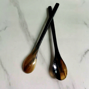 Traditional Chinese <b>Shell</b> Spoon With <b>Mirror</b> Polish Short Handle Durable Design For Presents - Product Image 1