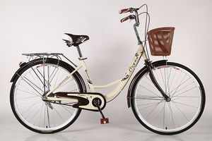 Bicicleta Urbana para Mujer, Color <span class=keywords><strong>Rosa</strong></span>, Modelo 2025, 7 Velocidades, 24/26 Pulgadas, con Canasta - Product Image 2