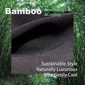 Camiseta de Cuello Redondo para Hombre, de Alta Calidad, Ecológica, de Secado Rápido, Personalizada, de Algodón Orgánico/Spandex/Fibra de Bambú, Tallas Grandes - Product Image 3