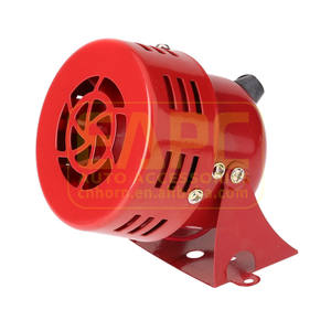 E015-1 ventes directes D'usine Sirène corne rouge 12V ventilateur lame buzzer corne d'alarme cornemuse Sirène D'incendie - Product Image 1