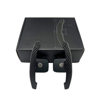 Kits d'intérieur de voiture BAITONG Ford Mustang, palettes de direction magnétiques en fibre de carbone, retour tactile, changement de vitesse rapide, fonctionnement fluide