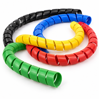 Manchon de câble spiralé réutilisable en PP pour la gestion des câbles audio, vidéo, de scène et de studio