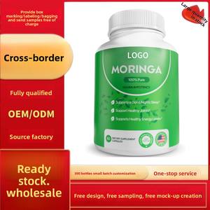 Capsules de Moringa – Complément Alimentaire Spécial US/UK – <span class=keywords><strong>Vitamine</strong></span> <span class=keywords><strong>C</strong></span>, Fer, Calcium, Protéines – Soutien au Sommeil – 60 Capsules - Product Image 2