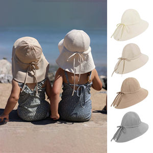 Sombrero de Sol <span class=keywords><strong>para</strong></span> Niños, Transpirable, de Algodón Fino, Estampado, de Ala Ancha, Estilo Pescador, con Visera, <span class=keywords><strong>Protector</strong></span> <span class=keywords><strong>Solar</strong></span> <span class=keywords><strong>para</strong></span> Niños y Niñas - Product Image 2