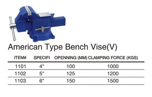 Chất lượng cao màu đen 6-inch 8-inch 10-inch băng ghế dự bị Vise với giá thấp - Product Image 6