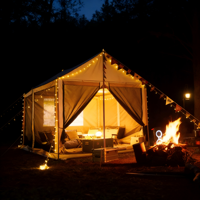 Tente abri solaire pleine ombre en tissu Oxford 150D avec écran en maille B4 pour le camping