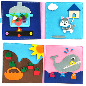 Wholesale Felt Quiet <strong>Book</strong> for Child Baby Felt Busy <strong>Book</strong> Classic Felt Educational Toys Customized <strong>Style</strong> China Suppliers - Product Image 6