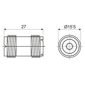 Connecteur UHF femelle double, fréquence, installation facile, idéal pour les équipements radio et les systèmes de communication. - Product Image 2