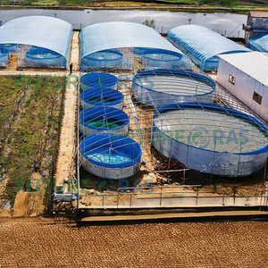 Thương Mại Nuôi Trồng Thủy Sản Hồ Bơi Trên Mặt Đất Cá Trang Trại Thiết Bị Thiết Bị Ngoài Trời Hoàn Thành Cá Nuôi Ao - Product Image 4