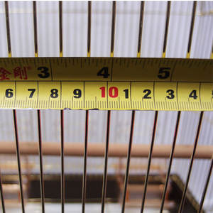 Yüksek kalite toptan evrensel tel altın kubbe papağan gösterisi Metal üreme kafesleri kapalı küçük seyahat kuş kafesi - Product Image 4