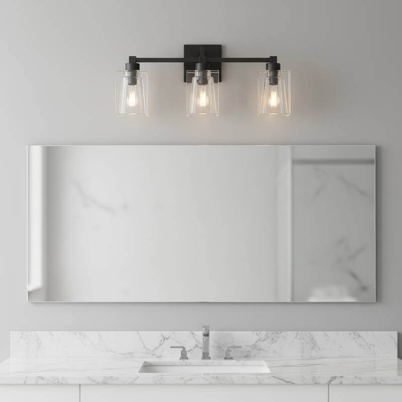 Modern 3 Light Mirror Lamps Vanity