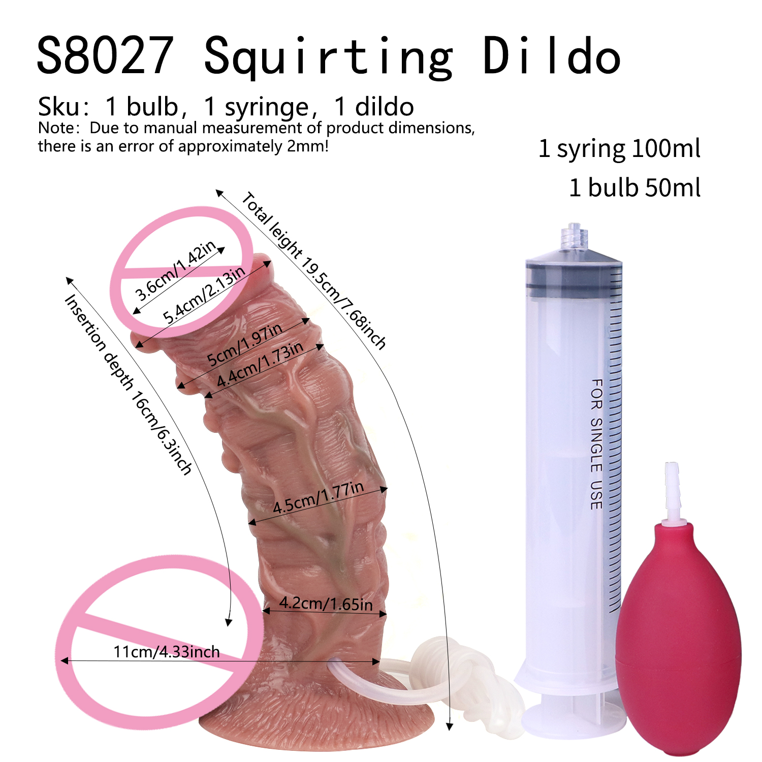SXXY Squirting Dildos - Realistic, Waterproof Sex Toys