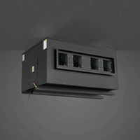 Deshumidificador de Techo de 480L/Día con Ahorro de Energía, Secador de Aire Industrial por Conductos para Oficina, Hospital, Supermercado, Tienda