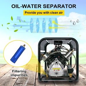 Compressore d'aria per immersioni subacquee PCP TUXING all'ingrosso ODM OEM con <span class=keywords><strong>spurgo</strong></span> automatico 110V 220V 4500psi 300bar 30MPA e arresto automatico regolabile - Product Image 5