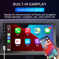 Autoradio universel 7 pouces 2Din avec écran tactile complet, Carplay filaire, Mirror Link/FM/TF/BT/MP5, autoradio AUTO, lecteur de musique pour voiture