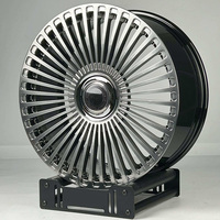 Jantes personnalisées YEO 18 19 20 21 22 pouces, finition argentée polie, 5X112 5X130, roues forgées pour Mercedes Benz W222 W223 Gls Eqs Suv Maybach Amg