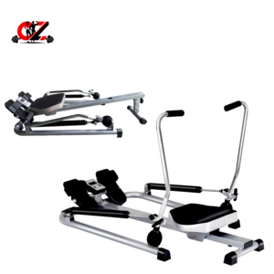 Rameur compact CZFIT, best-seller, avec résistance cylindrique réglable, écran LCD et mouvement complet pour l'exercice à domicile - Product Image 1