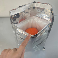 Les fabricants personnalisent les sacs d'isolation thermique en papier d'aluminium, isolation alimentaire au chocolat, expédition à froid