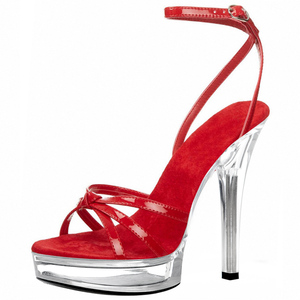 <span class=keywords><strong>Sandali</strong></span> con <span class=keywords><strong>Tacco</strong></span> <span class=keywords><strong>Sottile</strong></span> 13 cm per Pole Dance, Scarpe da Festa alla Moda con Punta Aperta e Piattaforma, Calzature per Striptease e Tutte le Discipline Musicali - Product Image 2