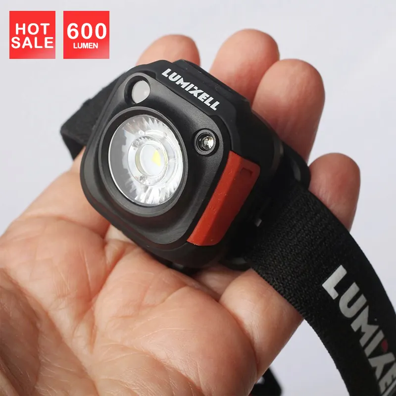 China Factory Wholesale Most Powerful 200lm Waterproof USB Rechargeable Headlamp LED Compact Headlight