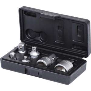 KS เครื่องมือ-อะแดปเตอร์911.0106และชุดอะแดปเตอร์ลด (6ชิ้น)-EAN อุปกรณ์เสริมประแจซ็อกเก็ต4042146117323 1/2" - Product Image 1