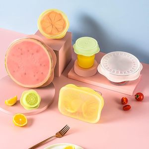 Silicone Stretch Lids Set for Food Storage, Food-grade Reusable Silicone Sealing Food Covers for Fresh-keeping Bowl Container - Product Image 3