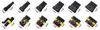 Connecteur Électrique Automobile Étanche Mâle-Femelle 1.5 Tyco AMP 1 2 3 4 5 6 Broches pour Faisceau de Câbles Auto