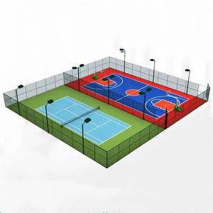 Court de tennis extérieur + terrain de basket - Product Image 1
