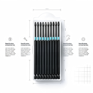 ดอกไขควงหัวแบนขนาด 6.35 มม. S2 ยาว 150 มม. แม่เหล็กแรงสูง กันลื่น ความแข็งสูง สำหรับไขควงไฟฟ้าแบบยาว - Product Image 3
