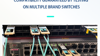 Câble optique actif YTOPTO 10G SFP+ AOC OM3 850nm compatible avec Cisco, Juniper, Alcatel-Lucent, Brocade, Ruijie, Arista, Mikrotik