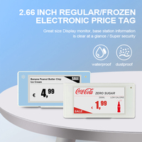 Etiqueta de Precio Electrónica IP65, Pantalla de Tinta Electrónica ESL, Etiqueta de Precio Digital de 2.6 Pulgadas para Tienda