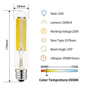 <span class=keywords><strong>Led</strong></span> sont thay thế đèn 21 Wát <span class=keywords><strong>E27</strong></span> 3800lm <span class=keywords><strong>LED</strong></span> bóng đèn dây tóc cho ánh sáng đường phố lịch thi đấu - Product Image 3