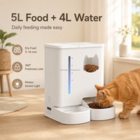 Dispensador de Comida para Mascotas Moderno y Ecológico Programable con 40 Días de Autonomía en Espera y Compatibilidad con Comida Seca de 3-12 mm