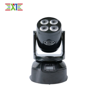 Projecteur à tête mobile professionnel 120W RGBW avec 4x20W LED, contrôle DMX512, Ra90 18000lm pour spectacles de DJ, événements scéniques et éclairage de bar