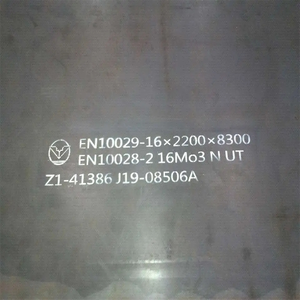 Tôle d'acier de qualité supérieure 10028 P355gh normalisée 14*2500*12000, plaque d'acier au carbone ASME A516 pour cuve sous pression, tôle de <span class=keywords><strong>fer</strong></span> - Product Image 6