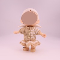 Vente en gros directe usine SAILEA Vêtements de poupée pendentif Bubble Mart au crochet Multicolore Impression de logo personnalisable Tendance